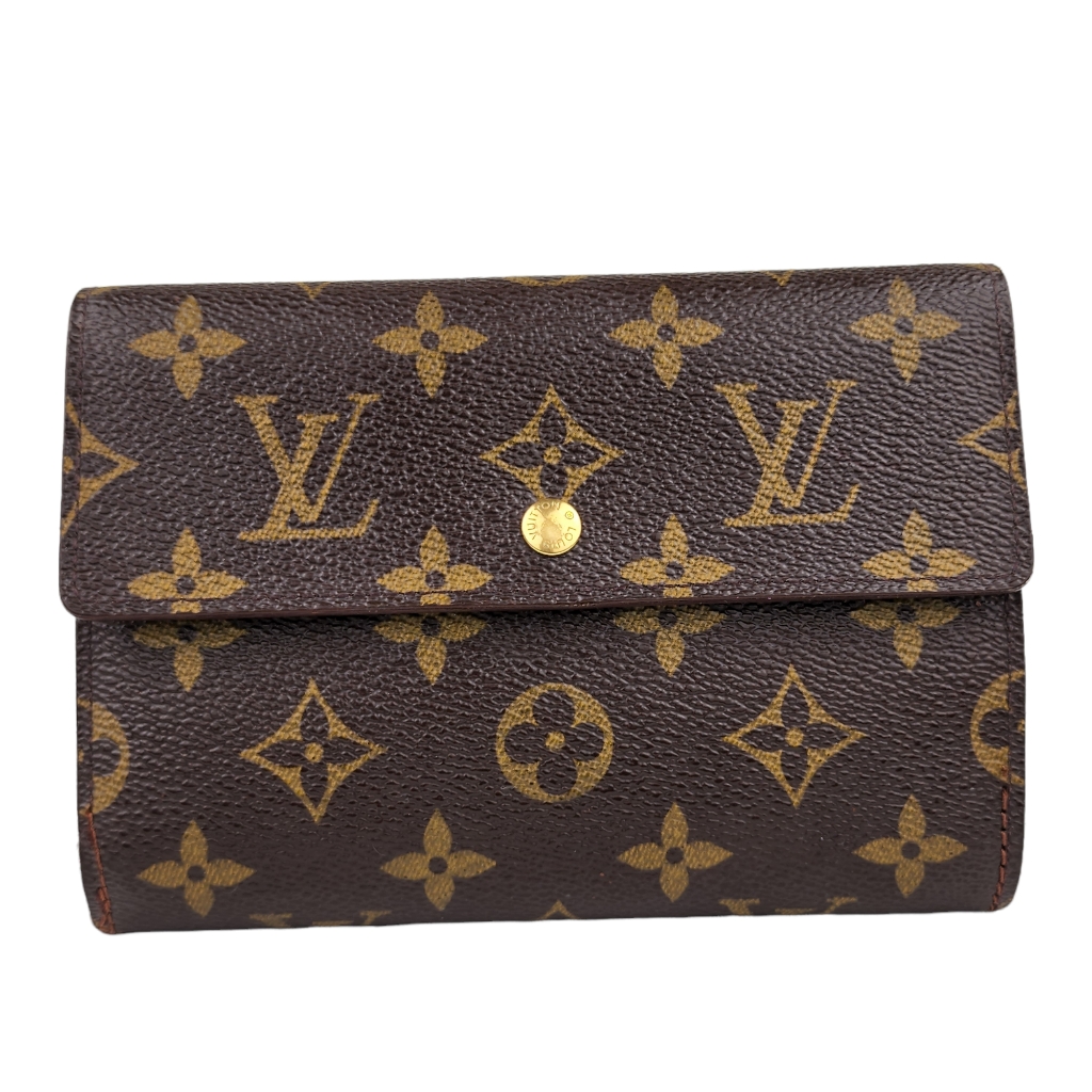 Louis Vuitton Monogram Porte Tresor Etui Bifold Wallet